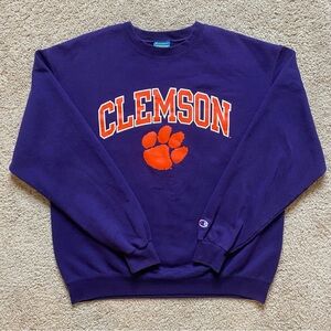 Clemson University Tigers Champion Crewneck Sweatshirt